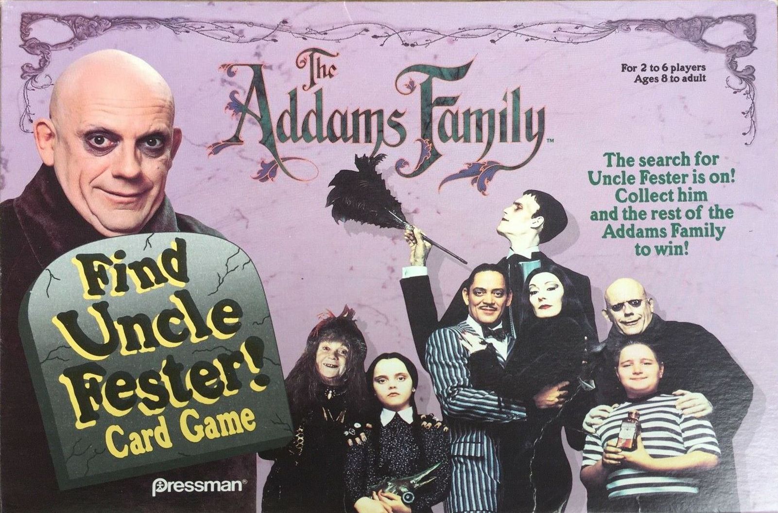 Addams Family - Find Uncle Fester Card Game, the