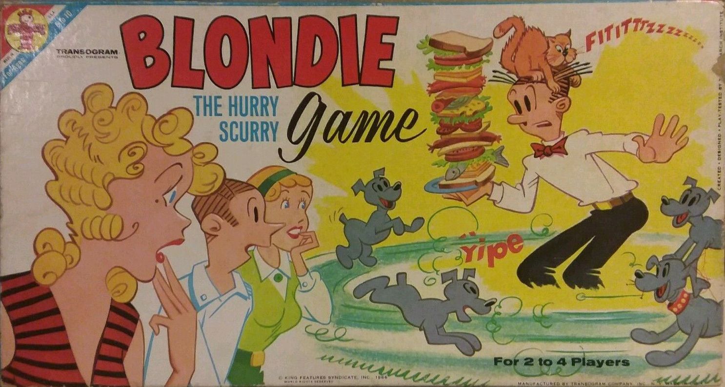 Blondie The Hurry Scurry Game