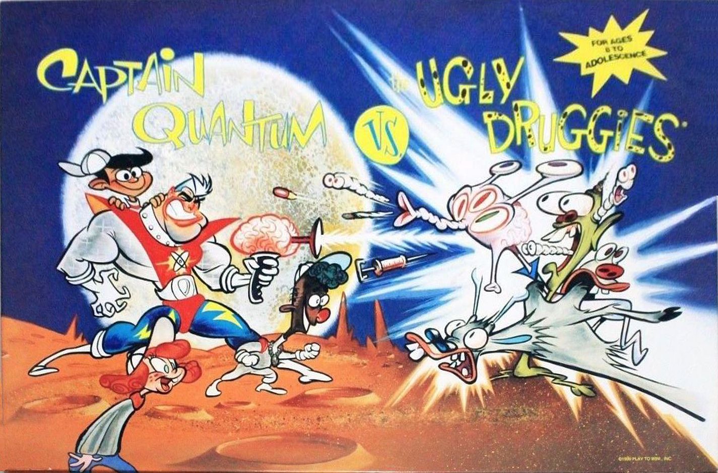 Captain Quantum vs Ugly Druggies