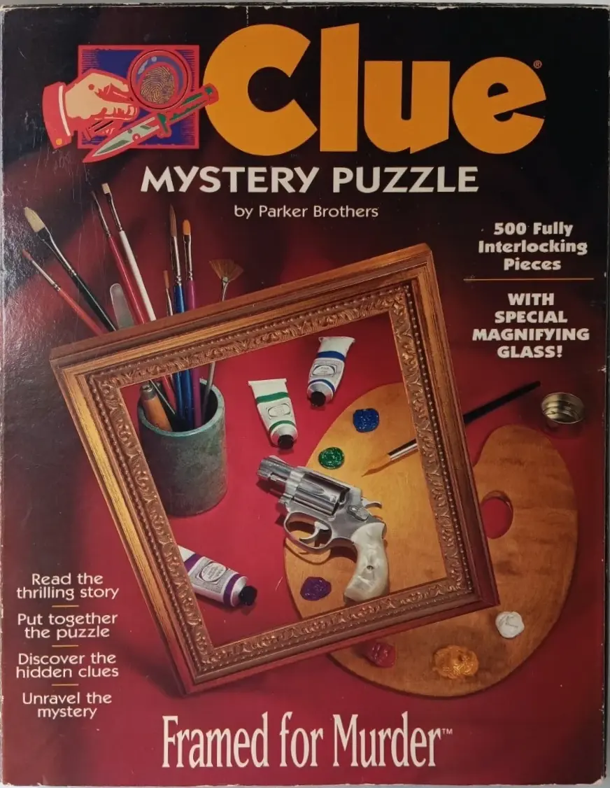 Clue Mystery Puzzle - Framed for Murder