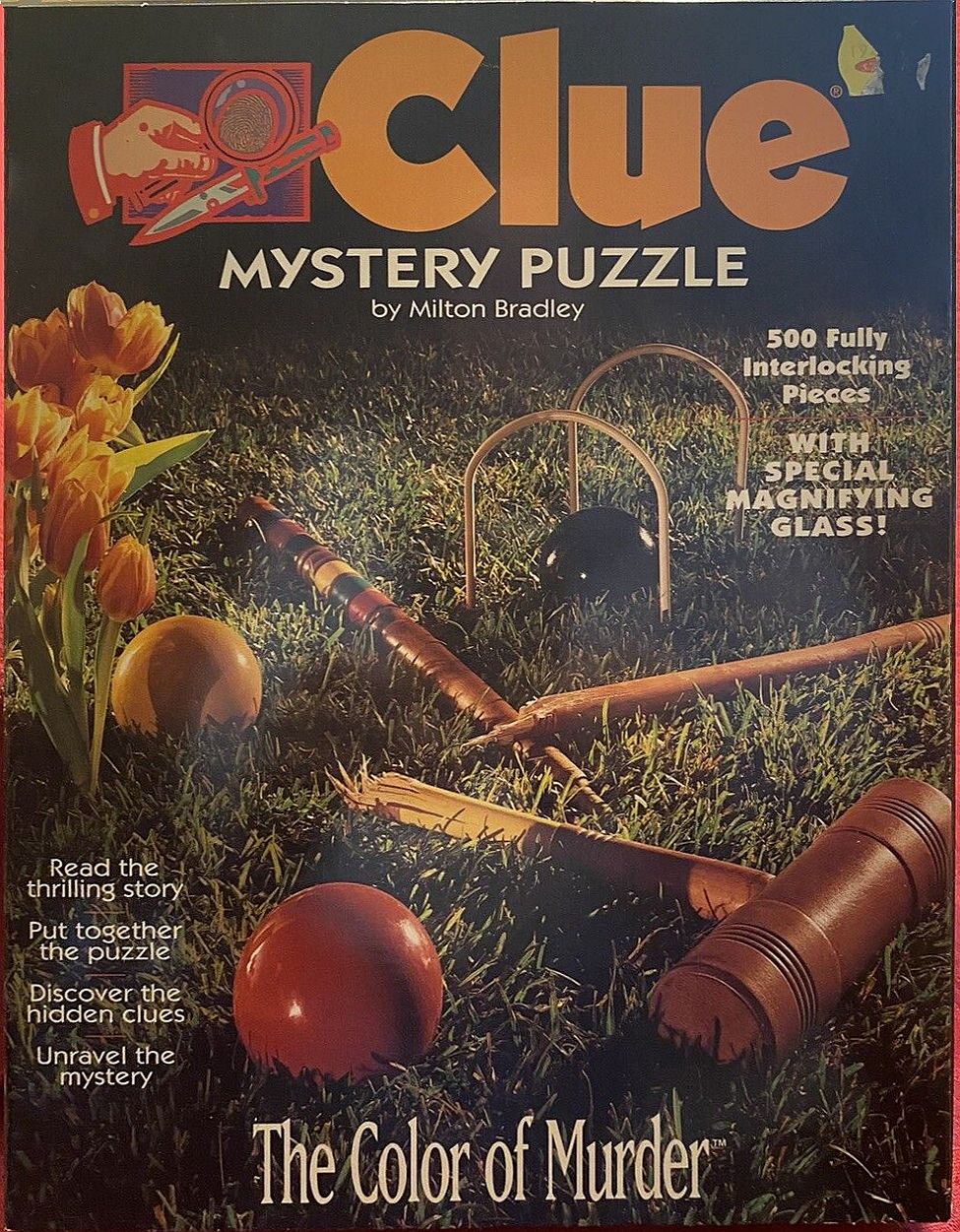 Clue Mystery Puzzle <br><i>The Color of Murder</i>