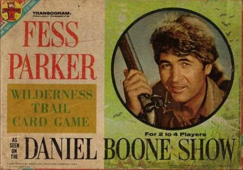 Fess Parker Wilderness Trail Card Game