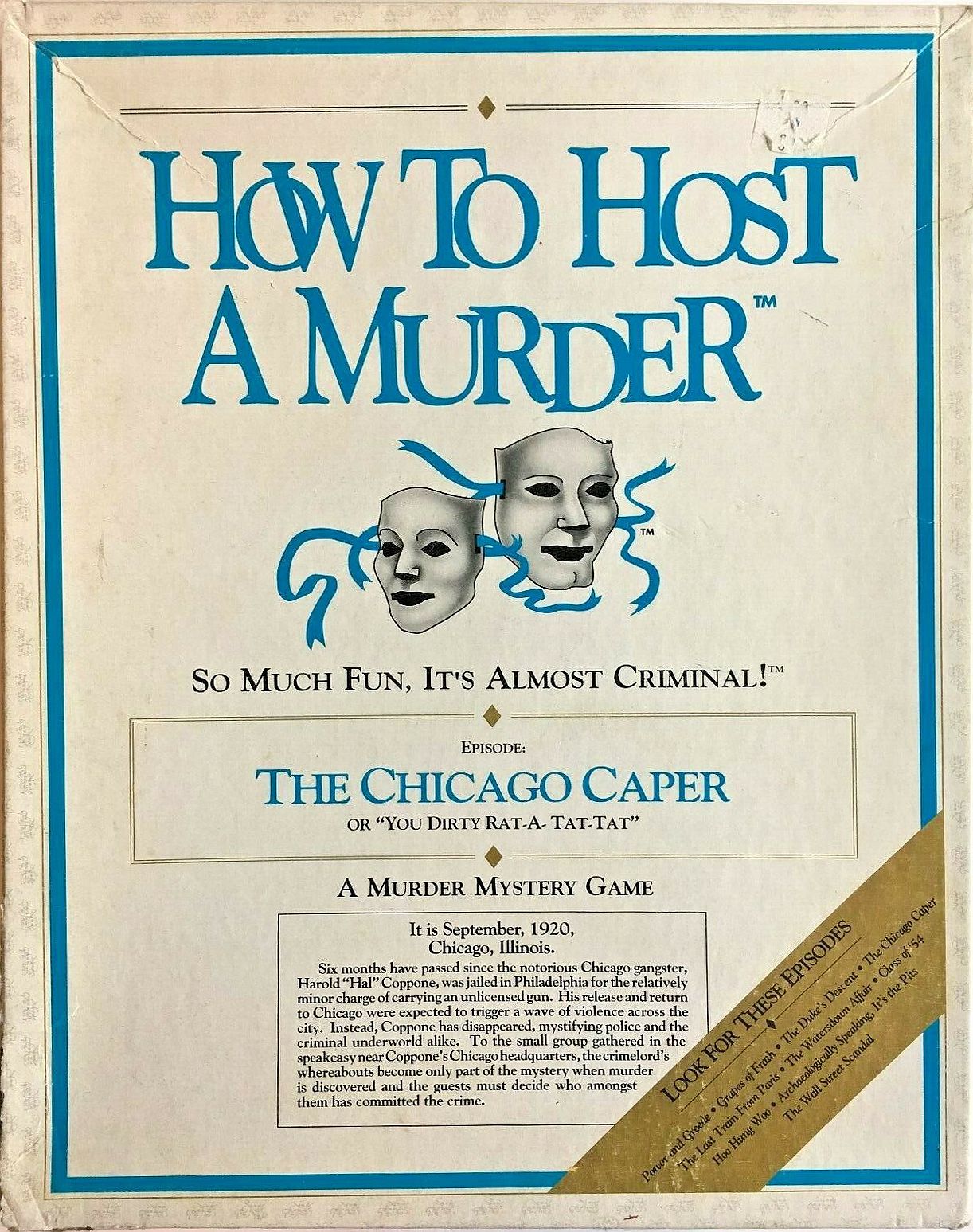 How to Host a Murder <br><i>The Chicago Caper