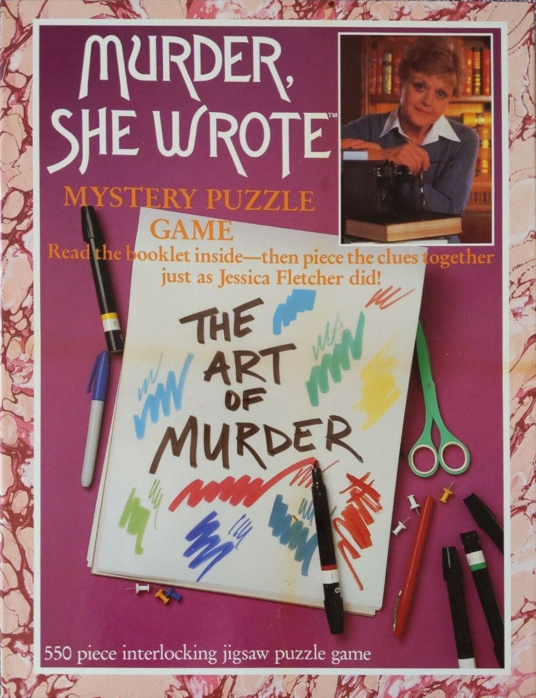 Murder She Wrote Mystery Puzzle - The Art of Murder